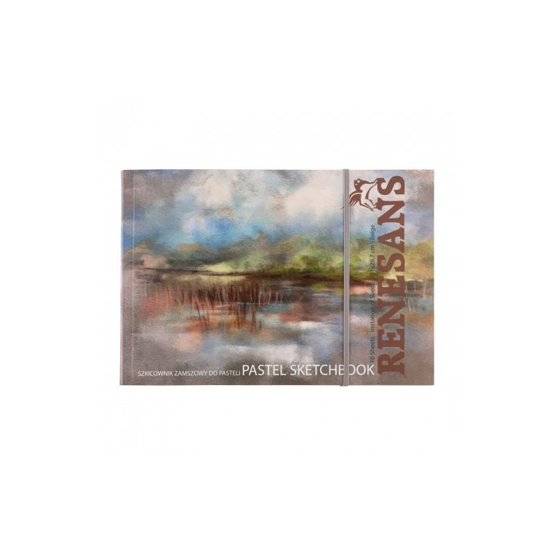 Renesans sketchbook for pastels suede paper 5 colors A4 10 sheets