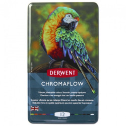 Derwent chromaflow zestaw kredek 12szt - sklep plastyczny - szał dla p