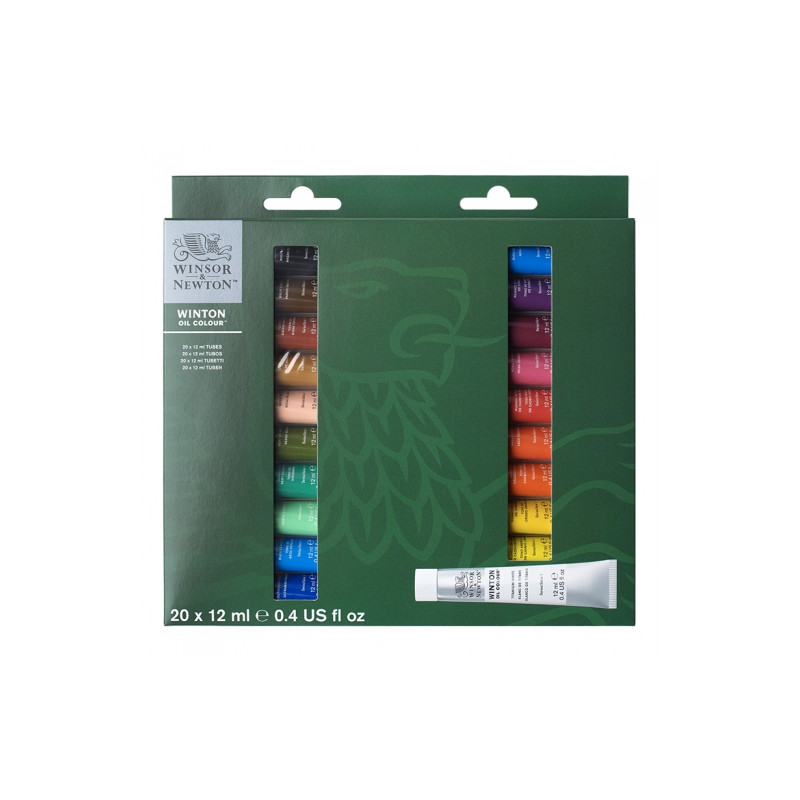 Winsor & Newton winton zestaw farb olejnych 20x12 ml
