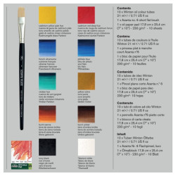 Winsor&Newton tate collection zestaw farb olejnych 12 elementów - skle