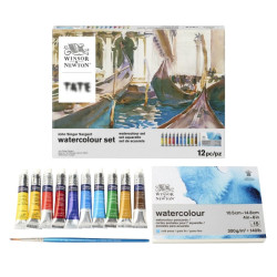 Winsor&Newton tate colletion cotton watercolor paint set 12 elements