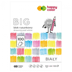Happy Color big drawing pad white A4 100g 100 sheets