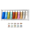 Happy Color zestaw 10 metalicznych farb akrylowych 12 ml - sklep plast