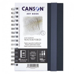 Canson artbook s.waterford portrait spiral sketchbook A5 300g 20 sheet