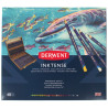 Derwent inktense set of colored pencils 48pcs wooden case