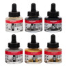 Talens lettering set of acrylic inks 6x30ml