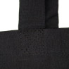 Profile black cotton bag 38x42cm