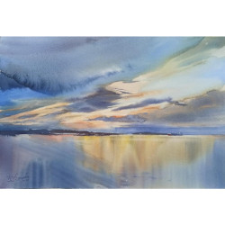 Rosa Gallery landscape zestaw akwareli w kostce 21szt metalowa kasetka