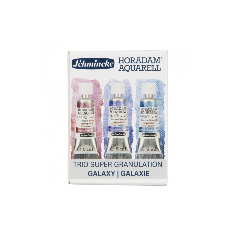 Schmincke horadam aquarell trio galaxy set of watercolors in a tube 3x
