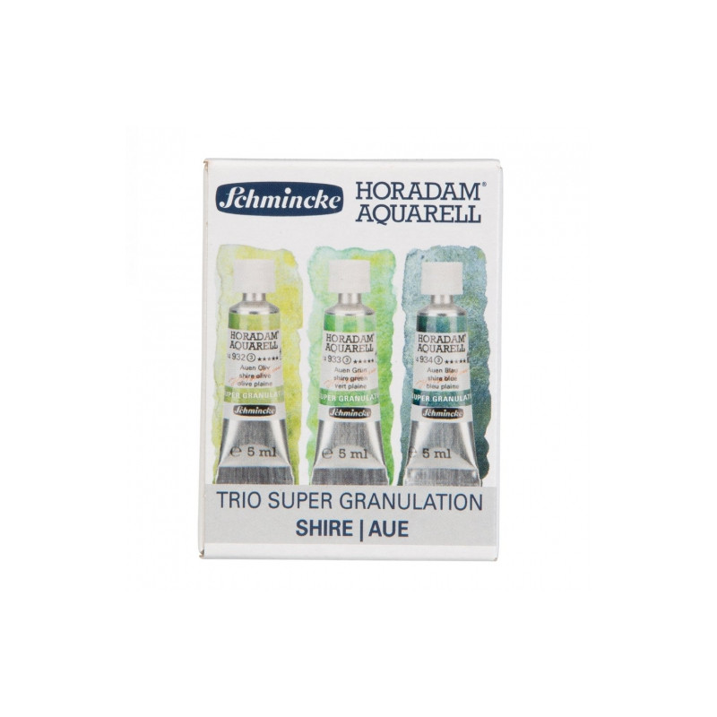 Schmincke horadam aquarell trio shire set of watercolors in a tube 3x5