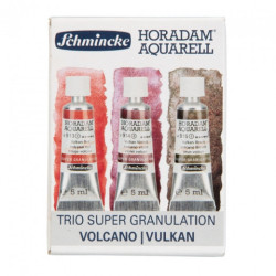 Schmincke horadam aquarell trio vulcano set of watercolors in a tube 3