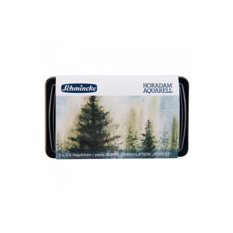 Schmincke horadam aquarell forest zestaw 5 akwareli w półkostkach - sk