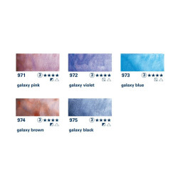 Schmincke horadam aquarell galaxy zestaw 5 akwareli w półkostkach - sk