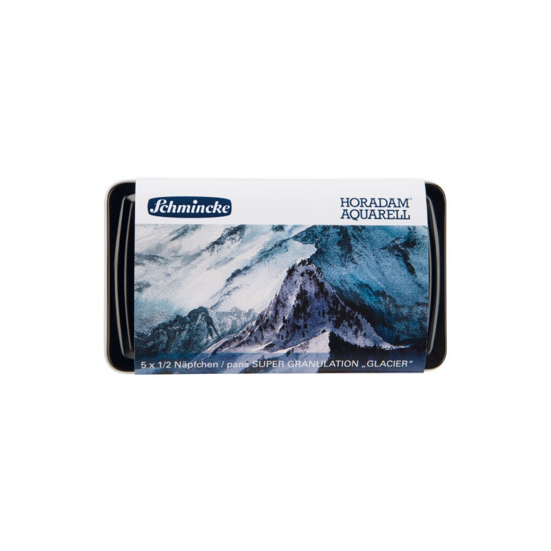 Schmincke horadam aquarell glacier zestaw 5 akwareli w półkostkach - s