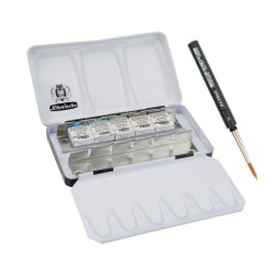 Schmincke horadam aquarell glacier set of 5 watercolors in half pans