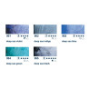 Schmincke horadam aquarell deep sea zestaw 5 akwareli w półkostkach -