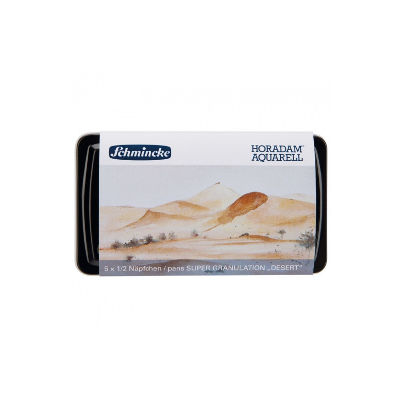 Schmincke horadam aquarell desert set of 5 watercolors in halves