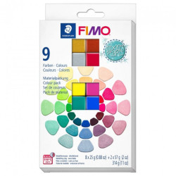 Fimo effect mixing pearls zestaw 10 kostek modeliny 8x25g 2x57g - skle