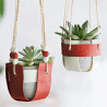 Fimo leather effect hanging pot set of modeling clay 4x25g