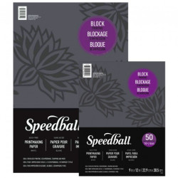 Speedball Printmaster Paper White 50 arcs