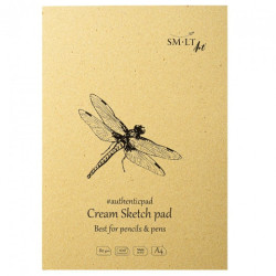 SM-LT authentic cream szkicownik A4 80 g 100 ark - sklep plastyczny -