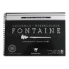 Block Clairefontaine fontaine black 300g 12ark spiral