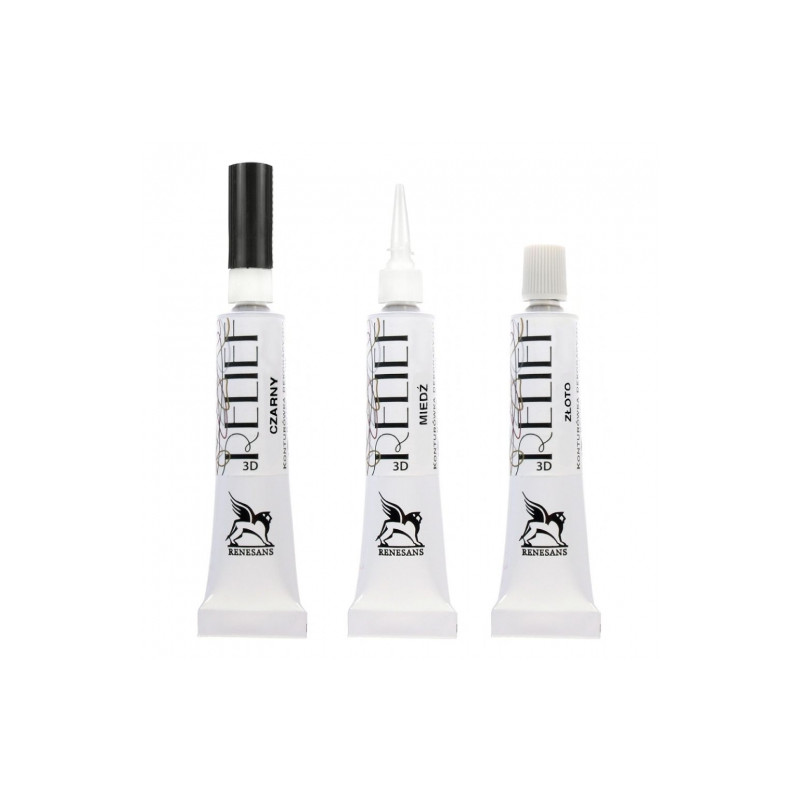 Renesans deco relief konturówka 20 ml - sklep plastyczny - szał dla pl