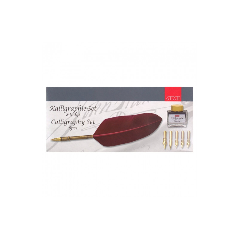 Ami calligraphy set of 8 elements