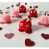 Dp Craft self-adhesive heart crystals 40pcs
