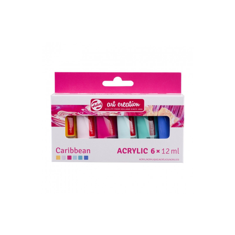 Talens art creation caribbean set of acrylic paints 6x12ml
