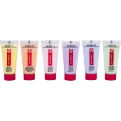Talens art creation set of pastel acrylic paints 6x12ml