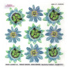 Sospeso Trasparente foil with passion flower print