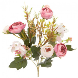 Dp craft bukiet różowych kamelii 29 cm - sklep plastyczny - szał dla p