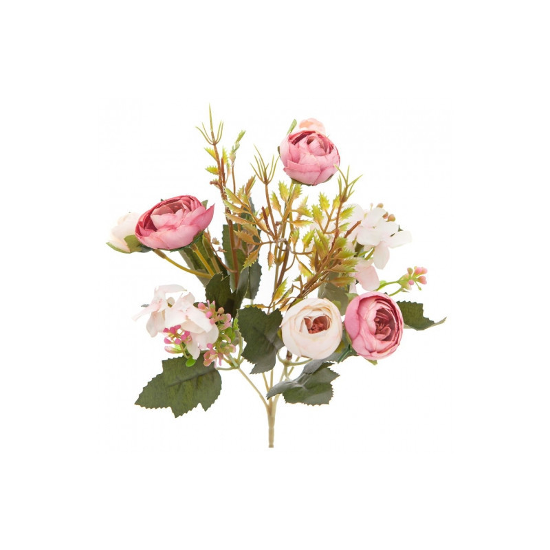 Dp craft bouquet of pink camellias 29 cm