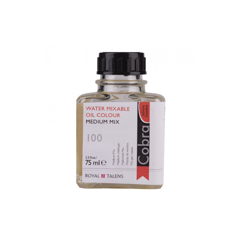 Talens cobra medium mix do farb olejnych 100 75ml - sklep plastyczny -