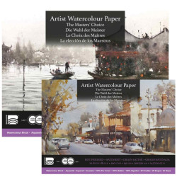 Baohong masters' choice watercolor block hot press 300g 20 sheets