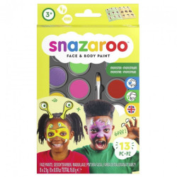 Snazaroo monster zestaw 8 farb do malowania twarzy - sklep plastyczny