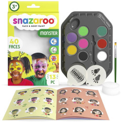 Snazaroo monster zestaw 8 farb do malowania twarzy - sklep plastyczny
