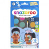 Snazaroo aqua zestaw 8 farb do malowania twarzy - sklep plastyczny - s