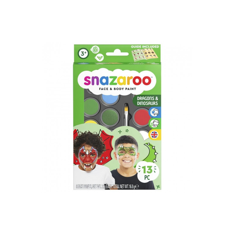 Snazaroo dragon set of 8 face paints