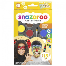 Snazaroo animal zestaw 8 farb do malowania twarzy - sklep plastyczny -