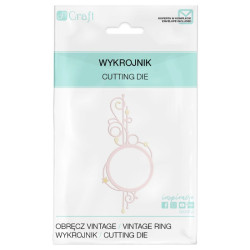 Dp Craft wykrojnik obręcz vintage - sklep plastyczny - szał dla plasty