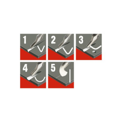 Essdee lino zestaw 25 dłutek do linorytu (nr. 1-5) - sklep plastyczny