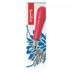 Speedball set no. 31 for linocut handle and blades