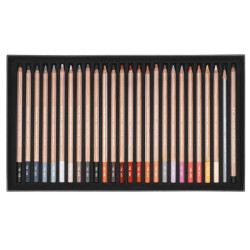 Caran d'Ache zestaw 76 suchych pasteli w kredce - sklep plastyczny - s