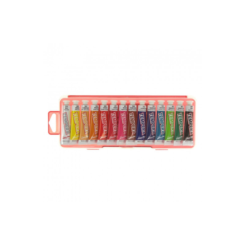 Aero tempera set 14x7.5ml plastic package