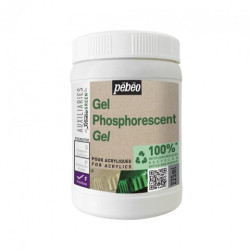 Pebeo studio green żel akrylowy fosforyzujący 225ml - sklep plastyczny