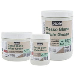 Pebeo gesso studio green grunt akrylowy biały - sklep plastyczny - sza