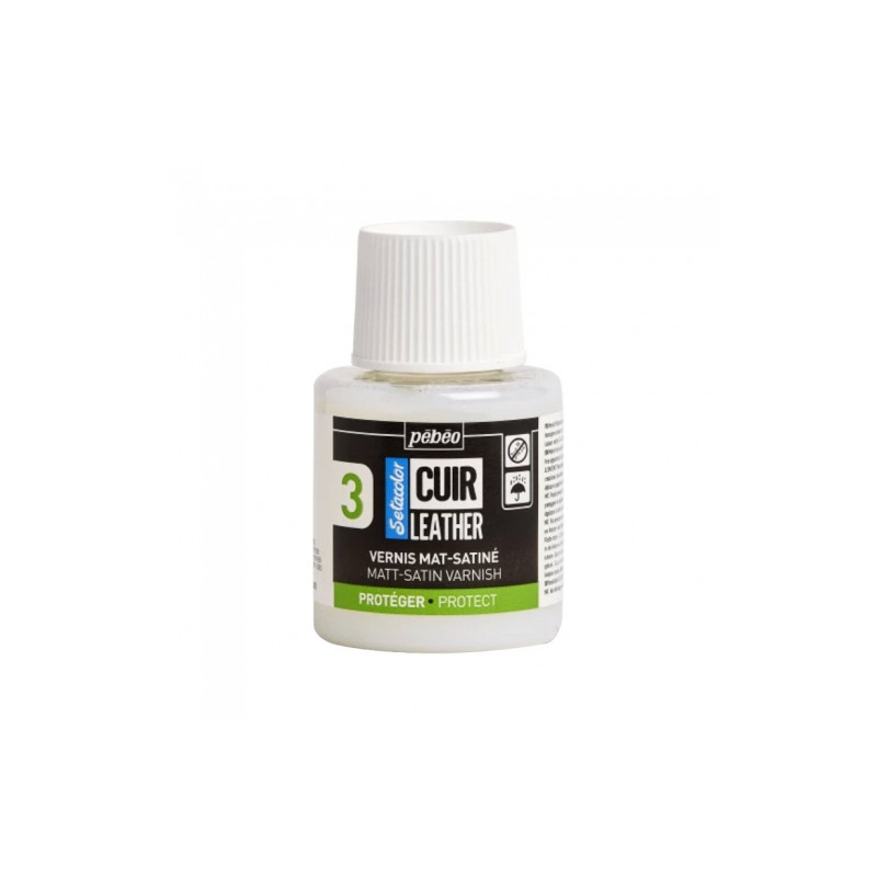 Pebeo setacolor cuir matte-satin leather varnish 110ml