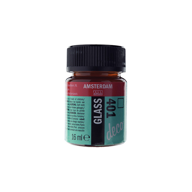 Paint for glass Talens Amsterdam Glass, 16 ml SZAŁ DLA PLASTYKÓW - Pro